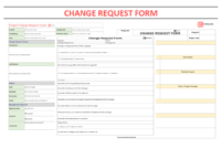 Free Change Request Form Template For Excel Project Word Pertaining To Professional Change Management Request Form Template