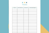Free Creative Baby Shower Planner Template Word (Doc With Regard To Top Baby Shower Agenda Template