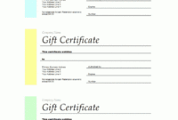 Free Gift Certificate Templates Microsoft Word Templates In Fantastic Microsoft Word Certificate Templates