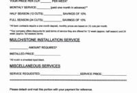 Free Lawn Service Proposal Template Free ~ Addictionary Intended For Fresh Lawn Care Proposal Template