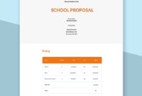 Free One Page Proposal Templates Google Docs | Template Pertaining To One Page Proposal Template