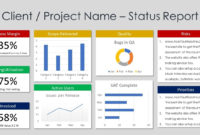 Free Project Status Report Template Powerpoint Slide Throughout Free Project Management Status Update Template