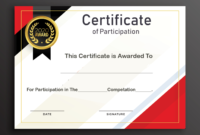 Free Sample Format Of Certificate Of Participation Within Professional Certificate Templates For Word