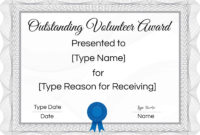 Free Volunteer Certificate Template | Many Designs Are Regarding Volunteer Certificate Template