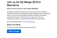 Git Merge 2018 Call For Proposals And Tickets Really Intended For Call For Proposals Template