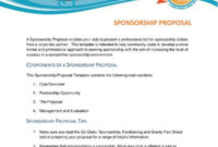 How To Create A Sponsorship Proposal [10+ Templates To Inside Stunning Sponsor Proposal Template