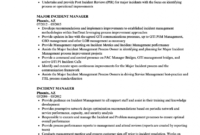 Incident Manager Resume With Regard To Amazing Executive Management Resume Template