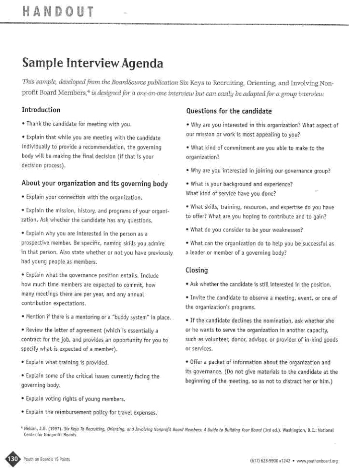 Interview Agenda Example Cards Design Templates With Interview Agenda Template