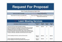 Lawn Care Bid Proposal Template Unique Lawn Care Bid Pertaining To Fresh Lawn Care Proposal Template