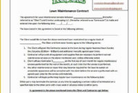 Lawn Service Proposal Template Free Of Bid Proposal For Lawn Care Proposal Template
