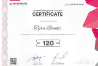 Pin On Iq Certifications Throughout Iq Certificate In Best Iq Certificate Template