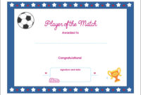 Player Of The Match Printable Award Certificate Lottie Dolls In Rugby League Certificate Templates