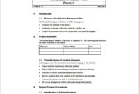 Project Management Plan Template 12+ Free Word, Pdf In New It Program Management Plan Template