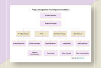 Project Management Team Organizational Chart Template Intended For Project Management Chart Template