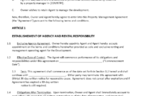 Property Management Agreement Download This Property Within Asset Management Agreement Template