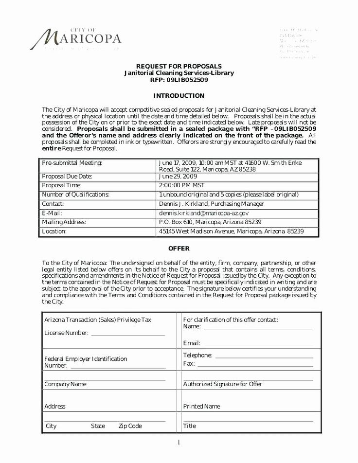 Property Management Proposal Template New Mercial Fer For Property Management Proposal Template