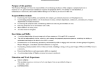 Sample Business Plan Job Proposal Template Pertaining To Top Policy Proposal Template