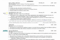 Senior Account Manager Resume | Letter Example Template With Resume Template For Senior Management