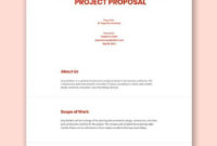 Simple Project Proposal Template In 2020 | Project For Simple Project Proposal Template