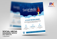 Social Media Management Service Flyer Template | Social For Social Media Management Template