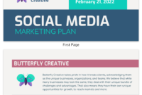 Social Media Marketing Plan Template Intended For Social Media Management Proposal Template