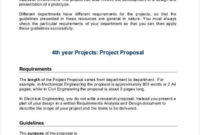 Software Engineering Proposal Template Okecak In New Engineering Proposal Template