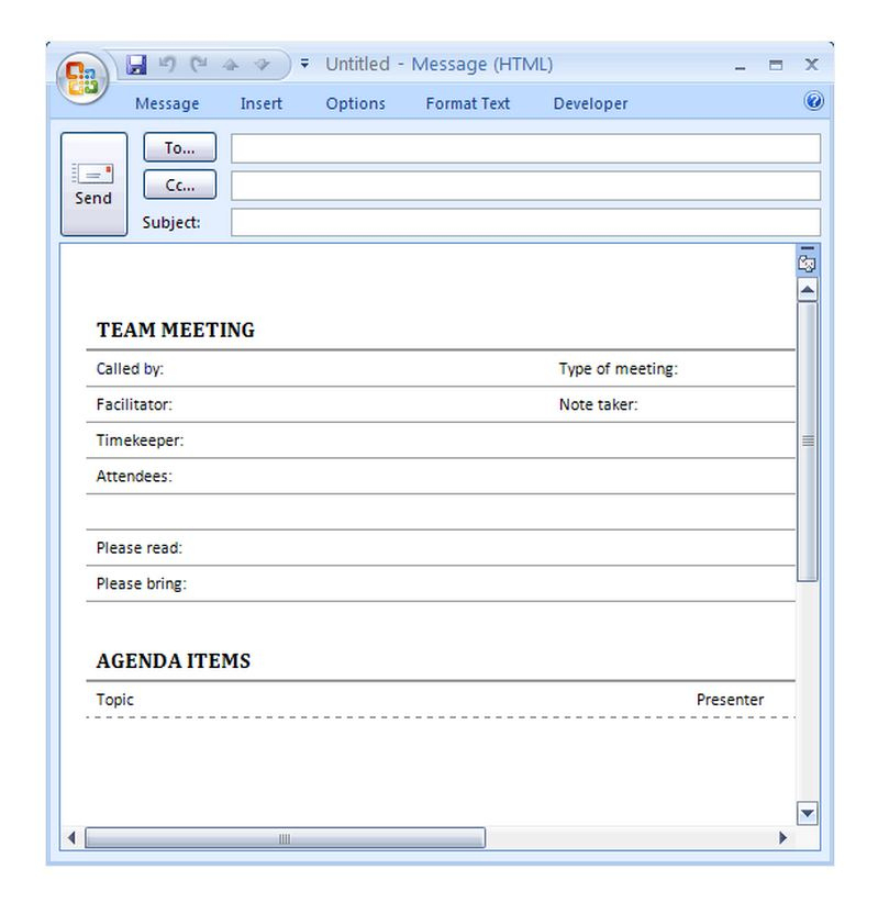 Staff Meeting Agenda Template Regarding Top Agenda For A Meeting Template
