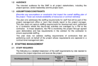Staffing Management Plan Template In Word And Pdf Formats Inside Fresh Scope Management Plan Template For Staff Recruitment