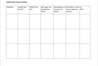 Stakeholder Analysis Update | Change With Confidence In Change Management Stakeholder Analysis Template