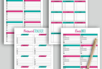Student Planner Printable Academic Calendar School Year For Student Agenda Template