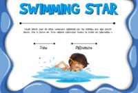 Swimming Certificates Template Calep.midnightpig.co In Regarding New Free Swimming Certificate Templates