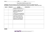 The Interesting Best Photos Of Blank Evaluation Forms For With Regard To Presentation Evaluation Form Templates