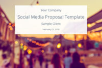 The Ultimate Social Media Proposal Template (Free Download Inside Amazing Social Media Management Proposal Template