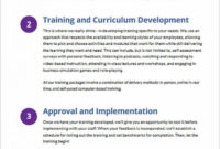 Training Proposal Sample Resume Training Proposal Template Regarding Fascinating Course Proposal Template