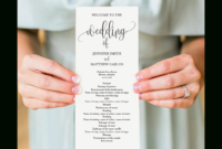 Wedding Program Template (226923) | Card Making | Design Intended For Wedding Agenda Templates