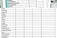 15+ Free Printable Monthly Budget Planner Templates ~ If for Fresh Budget Planner Templates Printable