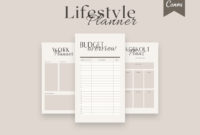 2021 Planner Canva. Daily Weekly And Monthly Planners in Budget Planner Template Canva