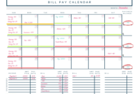 Bill Pay Calendar 2021 | Calendar Template Printable in Professional Budget Calendar Template 2020