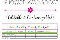 Budget Template Monthly Free The Reason Why Everyone Love throughout Free Printable Budget Spreadsheets