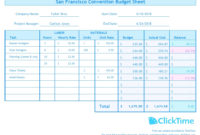 Business Budget Template Plan Project Budgets With Excel inside Simple Budget Planner Template Excel Free