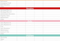 Clean Free Monthly Budget Chart Free Printable Household pertaining to Professional Yearly Budget Planner Template Free