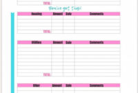 Cute Monthly Budget Template ~ Addictionary within Budget Planner Template Cute