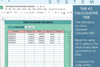 Debt Snowball Calculator Spreadsheet Google Sheets Debt | Etsy for Does Google Sheets Have A Budget Template