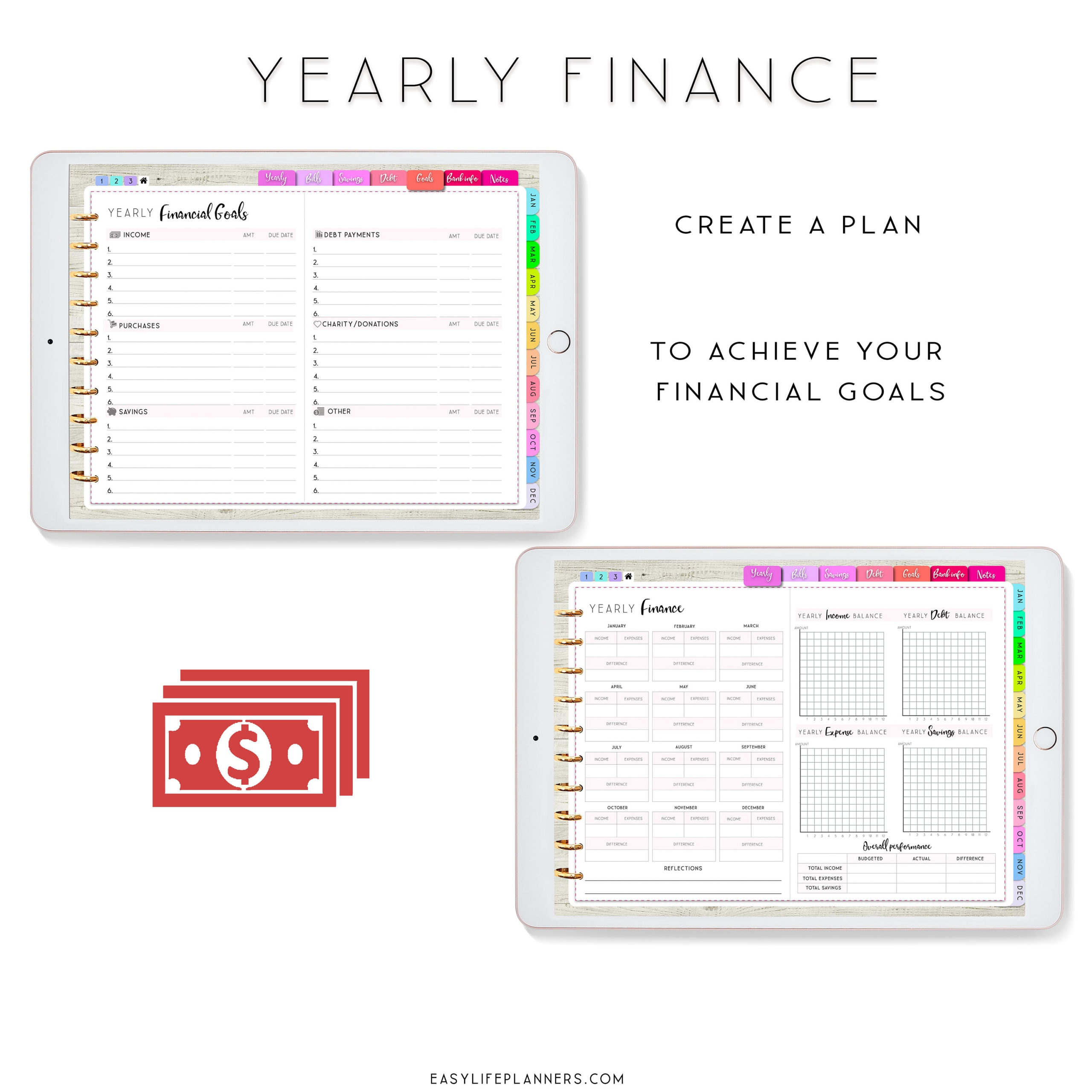 Digital Planner, Goodnotes Planner, Ipad Planner with regard to New Budget Planner Template Goodnotes