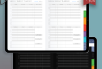 Download Printable Budget Digital Planner Pdf For Ipad within Budget Planner Template Goodnotes