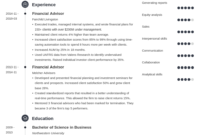 Financial Advisor Resume Sample & Guide (20+ Examples) with regard to Best Financial Planner Resume Template