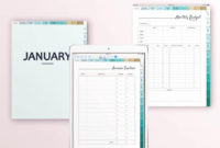 Financial Digital Planner For Ipad Or Android Tablet in Free Budget Planner Template Ipad