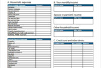 Free 10+ Home Budget Forms In Pdf | Excel | Ms Word inside Best Budget Planner Template Notion