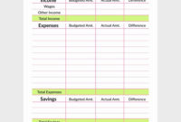 Free Budget Planner Template Best Of Printable Monthly Bud inside Weekly Budget Planner Template Free