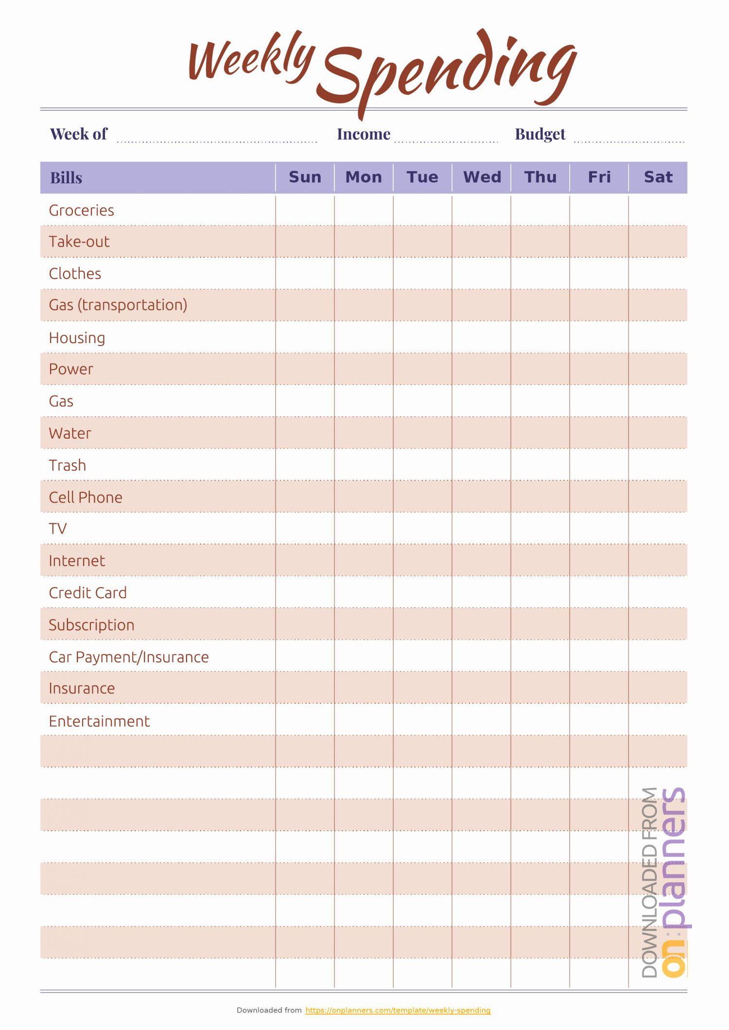 Free Budget Planner Template Inspirational Free Printable inside Budget Planning Spreadsheet Templates